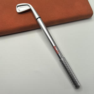 Stylo à bille en métal en forme de <span class=keywords><strong>club</strong></span> de golf, fournitures de <span class=keywords><strong>papeterie</strong></span> pour étudiants, logo imprimable, promotionnelle pour entreprises, avec pochette d'insertion - Product Image 4