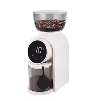 Machine à café électrique portable et réglable avec moulin à grains conique pour expresso italien et cafetière à piston