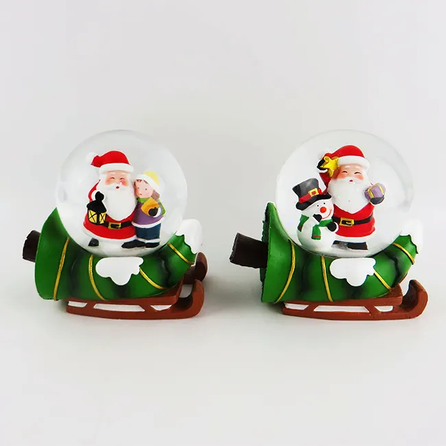 크리스마스 산타 클로스 스노우 글로브 시리즈 실내 홈 테이블 장식 선물