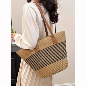 Wholesale Luxury Women Mini Summer Beach Rattan Purses Shoulder Tote <b>Bag</b> Woven Crossbody Handle Clutch Handbags <b>Straw</b> <b>Bag</b> - Product Image 2
