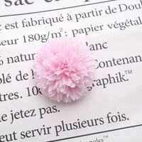 Têtes de fleurs de marguerite en soie faites à la main, 6 cm, imperméables, lavables, réutilisables, décoration florale pour mariages, maison, séances photo