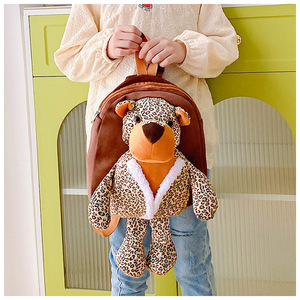 Sac d'école animal de dessin animé léger pour garçons filles bébé enfant en bas âge <span class=keywords><strong>maternelle</strong></span> sac à dos ours en peluche créatif - Product Image 2