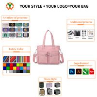 Offre Spéciale femmes Gym avec compartiments fermeture éclair ordinateur portable travail infirmière danse Yoga sac personnalisé sac fourre-tout