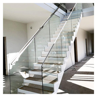 Escalier droit en aluminium et bois Alucasa, moderne, pour petits espaces intérieurs