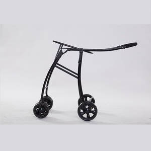 Passeggino per cani piccoli diretto in fabbrica con cestello portaoggetti e portabicchieri molto comodo per liberare le mani quando si esce - Product Image 6