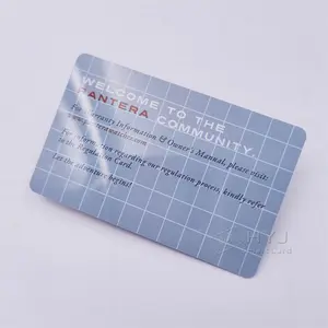 Customized cr80 plastic loyalty card pvc gift card with full color print