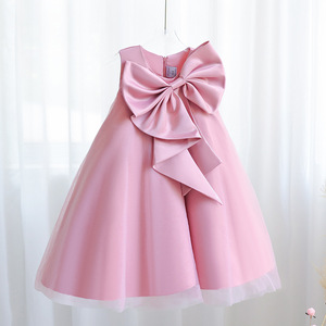 <span class=keywords><strong>Robe</strong></span> de princesse en mousseline de soie sans manches avec grand nœud pour <span class=keywords><strong>fille</strong></span>, <span class=keywords><strong>robe</strong></span> de fête pour enfant, <span class=keywords><strong>robe</strong></span> de demoiselle d'honneur pour <span class=keywords><strong>mariage</strong></span> ou anniversaire - Product Image 6