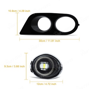 Luz Antiniebla LED para Parachoques Delantero para <span class=keywords><strong>BMW</strong></span> E39 M5 2001 2002 2003 <span class=keywords><strong>E46</strong></span> Serie 3 5 M3 2002 2003 2004 2005 2006, Lente <span class=keywords><strong>de</strong></span> Faro Antiniebla - Product Image 3