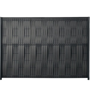 Kit de bandes de <span class=keywords><strong>bois</strong></span> composite occultant pour clôture de garde-corps en treillis métallique <span class=keywords><strong>rigide</strong></span>, clôture de garde-corps en treillis métallique <span class=keywords><strong>rigide</strong></span> - Product Image 1