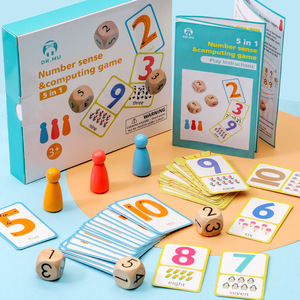 Iluminación para niños Educación temprana 5 <span class=keywords><strong>en</strong></span> 1 Operación de detección de números Herramienta de enseñanza de matemáticas Juego de mesa interactivo Juguete - Product Image 6