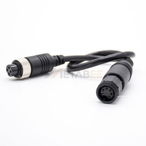 Cable de Remolque de Alta Resistencia GX12 de 4 Pines a 6 Pines, Conector Impermeable, Arnés de Cable en Espiral para Sistema de Reversa de Vehículos - Product Image 1