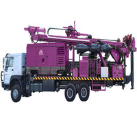 Foreuse hydraulique de puits d'eau forage rotatif RC perceuse plate-forme de forage montée sur camion à Circulation inverse