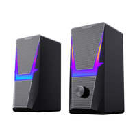 Altavoz USB Portátil Pequeño de 6W OEM con Cable RGB para PC, Computadora, Juegos, Laptop, Woofer