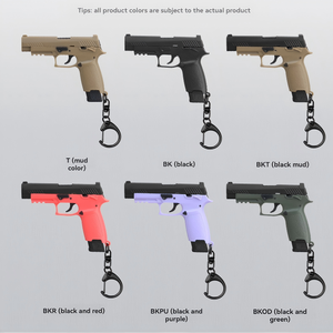 LT súng lục ABS Keychain 6.5cm LT bán buôn <span class=keywords><strong>Mini</strong></span> Súng đồ chơi Keychain P320 - Product Image 2