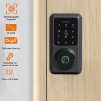 Serrure numérique intelligente pour porte, étanche, en aluminium, électronique, empreinte digitale, mot de passe, serrure intelligente à pêne dormant