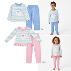 ชุดเสื้อผ้าเด็กผู้ชายแขนยาวลายปักลายเป็ดลายสก๊อต - Product Image 6