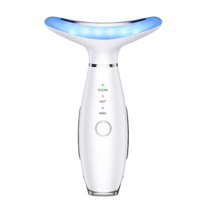 Dropshipping Facial Massager Neck Face Massager Tool 3 Mode Massage with Heat Portable <strong>Beauty</strong> <strong>Instrument</strong> for Skin Care - Product Image 1