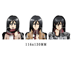 Calcomanías de movimiento 3D impermeables de dibujos animados, pegatinas de ataque a Titan Cat, decoración de <span class=keywords><strong>Manga</strong></span> impermeable para ordenador portátil y habitación - Product Image 2