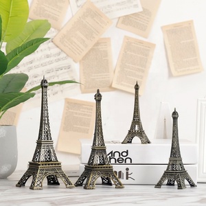 European Style Creative Indoor Home Office Crafts <strong>Tower</strong> <strong>Eiffel</strong> Decoration Metal Crafts Model Desktop Decor - Product Image 4