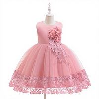 Robe de princesse pour fille, robe de bal pour enfants de 3 à 10 ans, robe fleurie élégante
