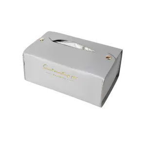 Da Giấy Bìa Tissue Box Top Class Hiện Đại Đơn Giản Mạng Lưới Người Nổi Tiếng Hộp Giấy Hộ Gia Đình Phòng Khách INS Gió Khăn Ăn