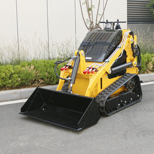 Mini-chargeuse compacte sur chenilles 4x4, homologuée EPA, avec grappin, haute efficacité pour travaux de chantier, petite taille - Product Image 6