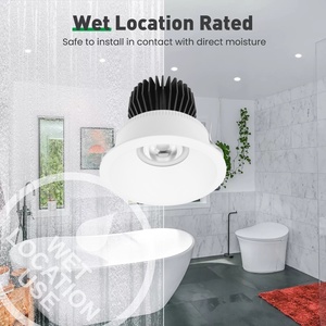 Tại chỗ Downlight khách sạn trong nhà nhúng chống chói 11W nhúng đúc nhôm COB Spotlight Góc điều chỉnh NHÀ XUỐNG ánh sáng - Product Image 4