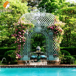 Décoration de jardin Gazebos en fer forgé Supports en métal pour gazebo - Product Image 1