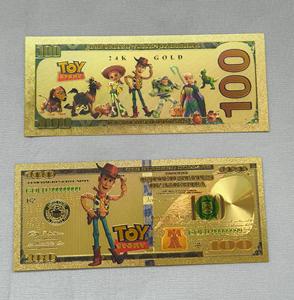 Uang Kertas Peringatan Berlapis Emas Bertema Toy Story - Product Image 2