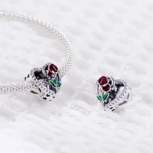 Abalorios Encantadores de Amor Infinito en Plata de Ley 925, Dije de Trébol para Joyería DIY, Accesorios y Dijes de Diseñador para Pulseras - Product Image 3