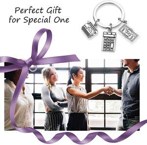 Financiële Calculator Dollar Accountant Student Accounting Afstuderen Gift Sleutelhanger Rugzak Hanger Sleutelhanger - Product Image 6