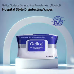 Toallitas antibacterianas <span class=keywords><strong>Amonio</strong></span> Cuaternario Tejidos antisépticos Toallitas desinfectantes Bolsas Toallitas desinfectantes para manos sin Alacohol - Product Image 4