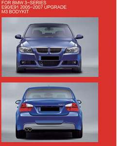 Kit de Carrocería M3 para BMW Serie 3 E90/E91 2005-2007, Mejora de Diseño - Product Image 2
