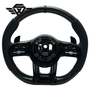 <span class=keywords><strong>Volant</strong></span> de voiture de style classique de luxe adapté à <span class=keywords><strong>Mercedes</strong></span> Benz 809 AMG 223Y W205 <span class=keywords><strong>W245</strong></span> <span class=keywords><strong>Classe</strong></span> C G en fibre de carbone véritable, fabrication sur mesure - Product Image 1