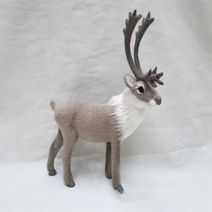 Festival 2021 capodanno pelliccia decorativa vita animale cervo Sika casa all'aperto decorazioni albero di natale forniture moderne vecchie renne - Product Image 5