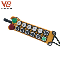 Télécommande radio sans fil F24-12D Telecrane à 12 boutons et deux vitesses pour pont roulant et palan