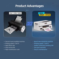 Penjualan laris mesin bisnis kecil ide cetak Epson kepala pencetak DTF mesin cetak kaus tinta Dtf Printer DTF
