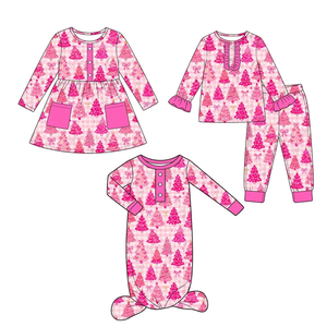 Pyjamas de Noël pour bébés filles, tenues imprimées numériquement, ensemble de vêtements pour enfants - Product Image 6