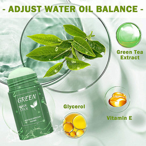 Mascarilla Facial en Barra de Arcilla de Té Verde al por Mayor para Uso Facial, Versión Completa en <span class=keywords><strong>Inglés</strong></span>, Sin Ingredientes Químicos Agresivos - Product Image 2