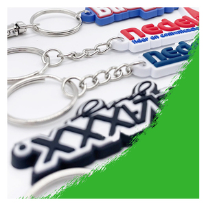 Custom 3D PVC & Rubber Gun Keychains & Carabiner Cartoon Embroidery Accessories Promotional Carabiner & Keychains