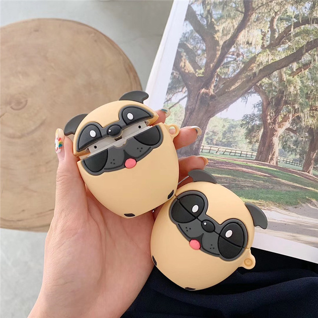 Cartoon Animal Puppy Dog Earphone Cases for Apple Airpods 1 2 Pro Protective Cover