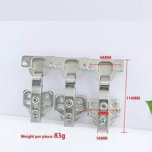 Bisagra Hidráulica Oculta de 35 mm con Cierre Suave y Acabado Cromado Pulido para Gabinetes de Cocina, Escuela y Baño - Product Image 5