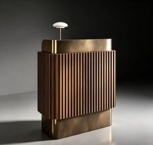 Factory Direct Sales Cash Counter Small Shop Beauty <b>Salon</b> Hotel Hair <b>Salon</b> Reception <b>Desk</b> Custom Design Minimalist Modern - Product Image 6