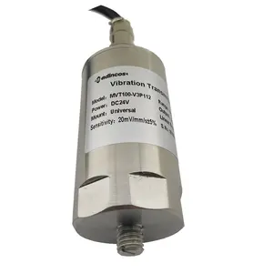 MVT100-M: Integrierte 0-20/25/50 mm/s Vibrations geschwindigkeit 4-20ma Vibrations sensor Sender für Motor, Pumpen, HVAC, Maschinen system