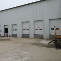 Portes Industrielles de Haute Qualité Résistantes au Vent Porte Coulissante Industrielle