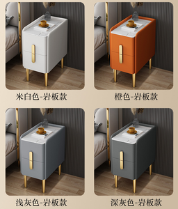 Gabinete <span class=keywords><strong>de</strong></span> cabecera <span class=keywords><strong>de</strong></span> cama <span class=keywords><strong>de</strong></span> tablero <span class=keywords><strong>de</strong></span> roca <span class=keywords><strong>de</strong></span> lujo ligero Simple moderno pequeño ultra estrecho Mini mesita <span class=keywords><strong>de</strong></span> <span class=keywords><strong>noche</strong></span> <span class=keywords><strong>de</strong></span> dormitorio <span class=keywords><strong>de</strong></span> madera maciza - Product Image 5