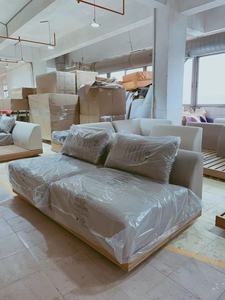 Ensemble de canapés en teck confortable et luxueux pour toutes les saisons, fauteuil pivotant moderne pour salon de villa, mobilier d'extérieur - Product Image 6