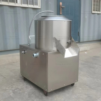 Petite machine à éplucher les pommes de terre commerciale automatique laveuse de pommes de terre industrielle électrique lavage nettoyage machine à éplucher les pommes de terre