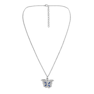 Collier Papillon en Argent Plaqué Or avec Diamant et Message Caché 'Je t'aime', Pendentif Boîte Photo Album Tendance pour Femme, Cadeau Bijou - Product Image 6
