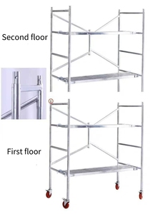 Ponteggi per la costruzione di ponteggi portatili <span class=keywords><strong>elevatore</strong></span> per telaio ponteggi sistema piattaforma per la manutenzione della casa, lavori di verniciatura - Product Image 5